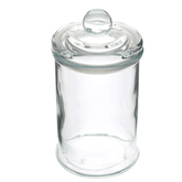Pote Porta Mantimento Redondo com Tampa em Vidro 600ml - Ela Decora